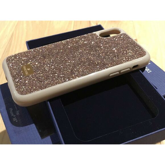 Swarovski GLAM ROCK SMARTPHONE IPHONE XS MAX Case In Rose Gold - Picture 9 of 10